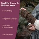 Long stretchy form fitting arm warmers