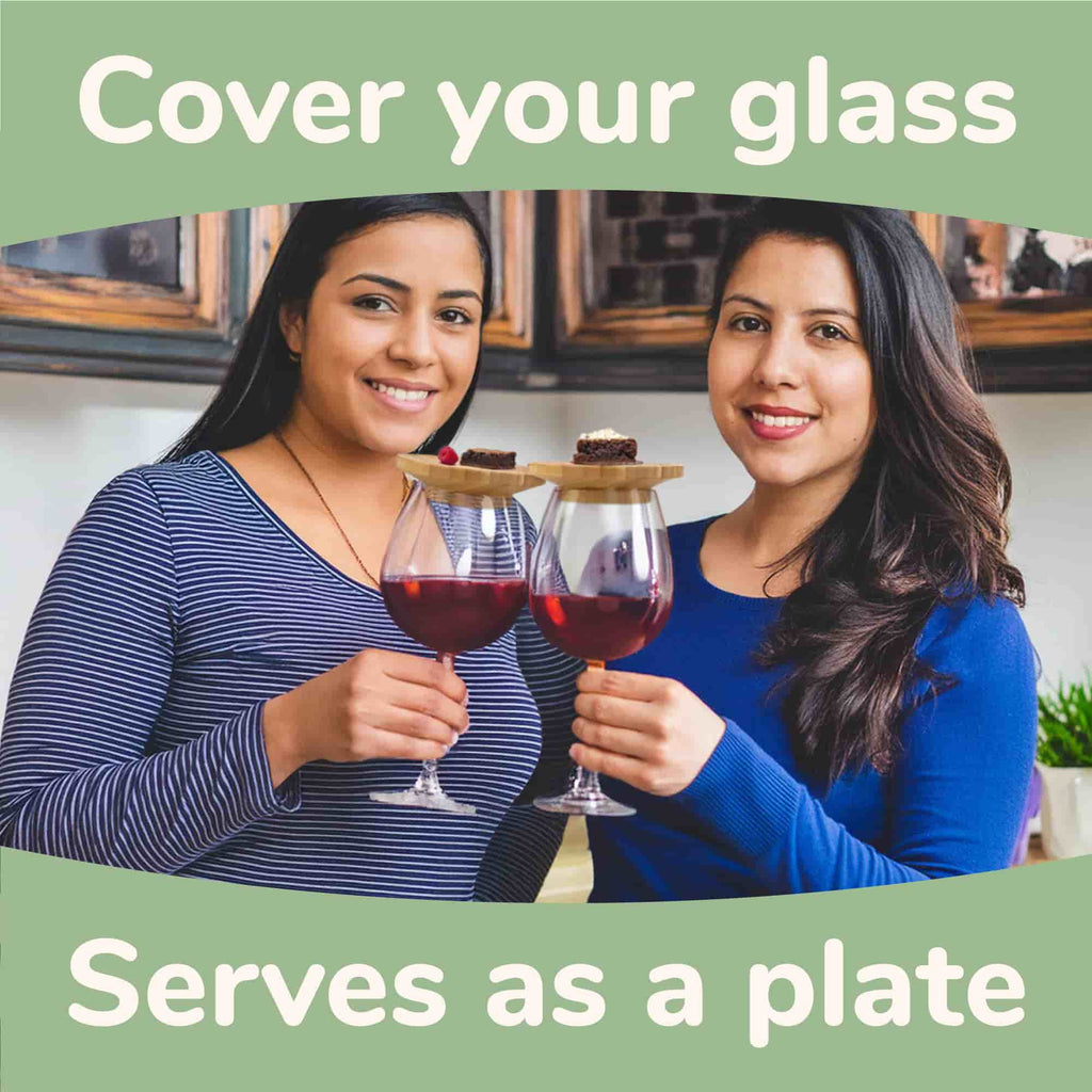 Wine Glass Topper Appetizer Plate