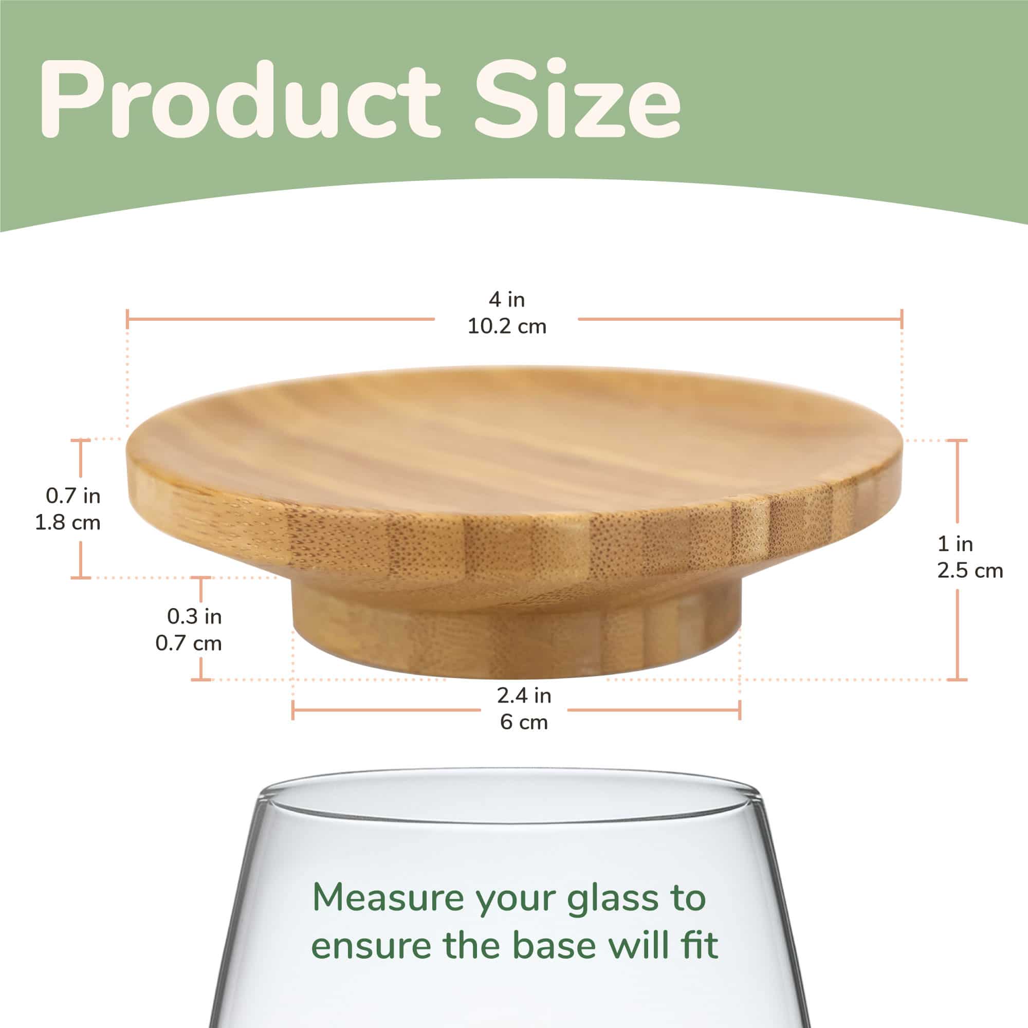 Wine Glass Topper Appetizer Plate