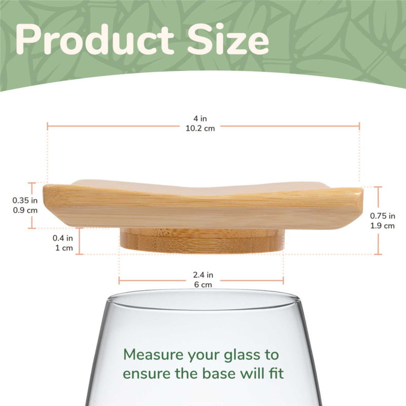 Wine Glass Topper Appetizer Plate