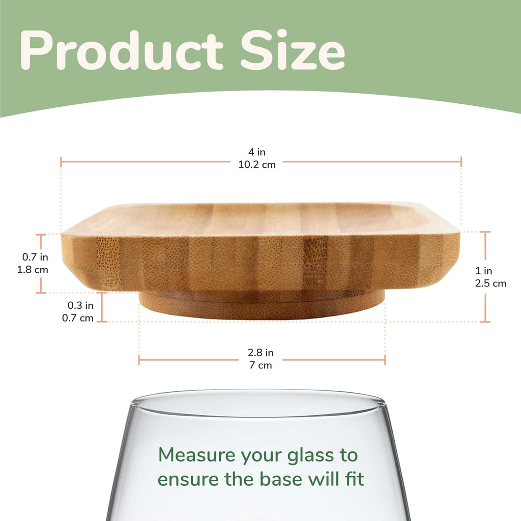 Wine Glass Topper Appetizer Plate