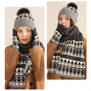 Unisex Winter Pom Pom Hat, Scarf and Glove Set