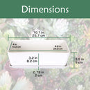 Small White Rectangular Succulent Plant Pot