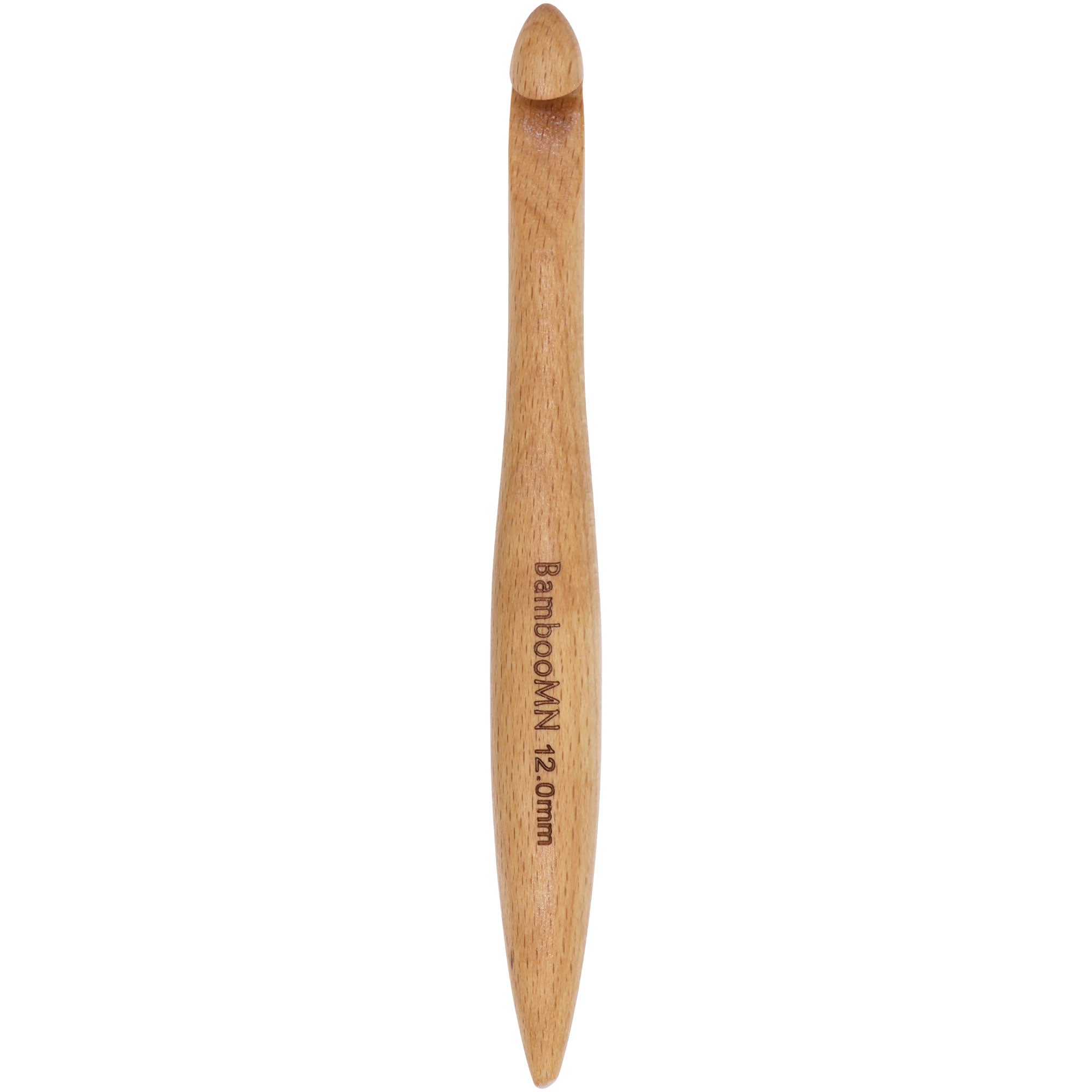 Lightweight and eco-friendly bamboo knitting needles with ergonomic curves