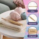 High-quality bamboo knitting needles with ergonomic features