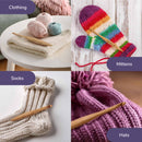 High-quality bamboo knitting needles with ergonomic features