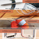 double point bamboo knitting needles for easy and comfortable knitting