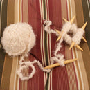 set of 15 bamboo knitting needles for easy and comfortable knitting