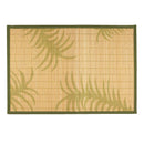 Bamboo Patterned Placemats with Fabric Border