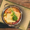 Bamboo Patterned Placemats with Fabric Border