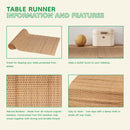 String Bamboo Slat Table Runner