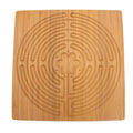 Bamboo Finger Labyrinth 12.5" x 12.5" Square 7 and 11 Circuit Cretan and Chartres Style