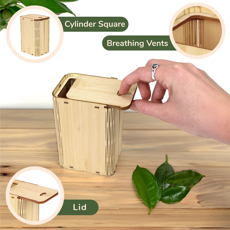 Tea Bag Organizer With Lid