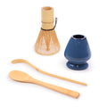 Matcha Green Tea Whisk Set - Whisk + Scoop + Tea Spoon + Whisk Holder