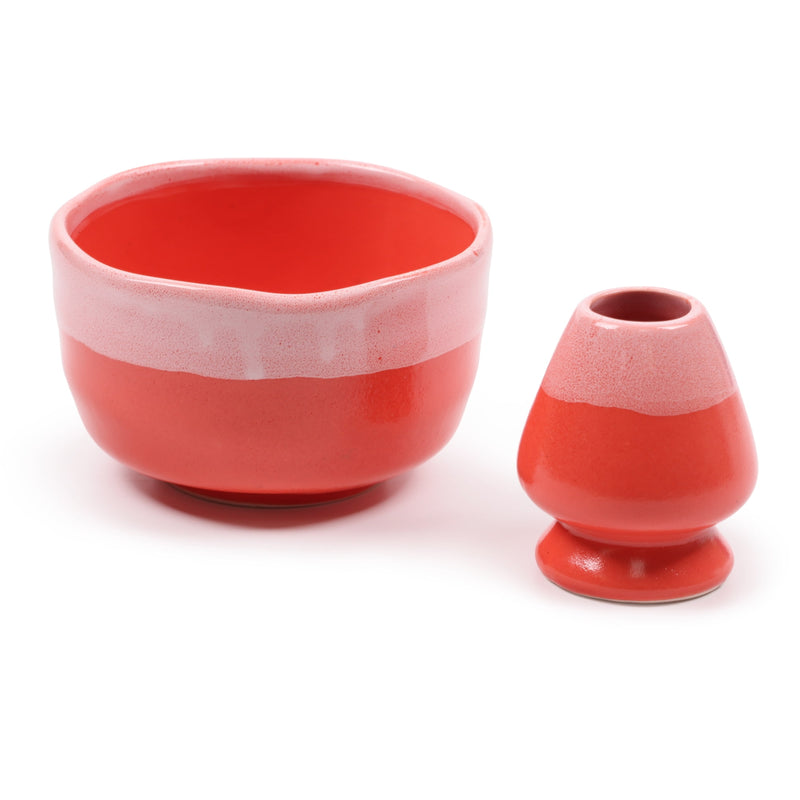 Ceramic Matcha Bowl & Rest Set