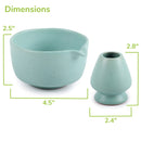 Ceramic Matcha Bowl & Rest Set