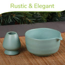 Ceramic Matcha Bowl & Rest Set