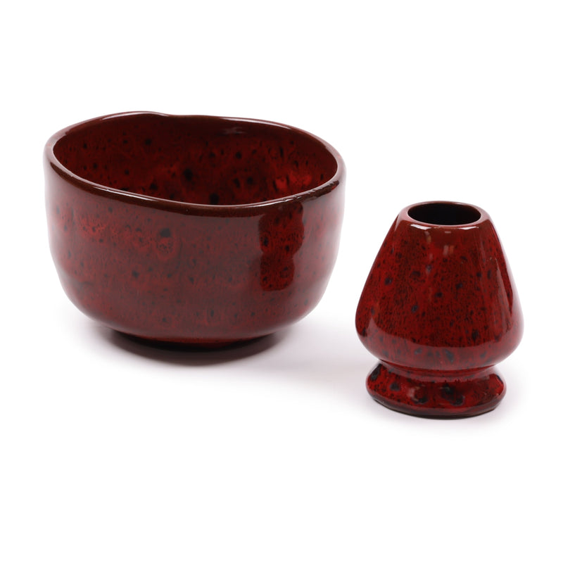 Ceramic Matcha Bowl & Rest Set