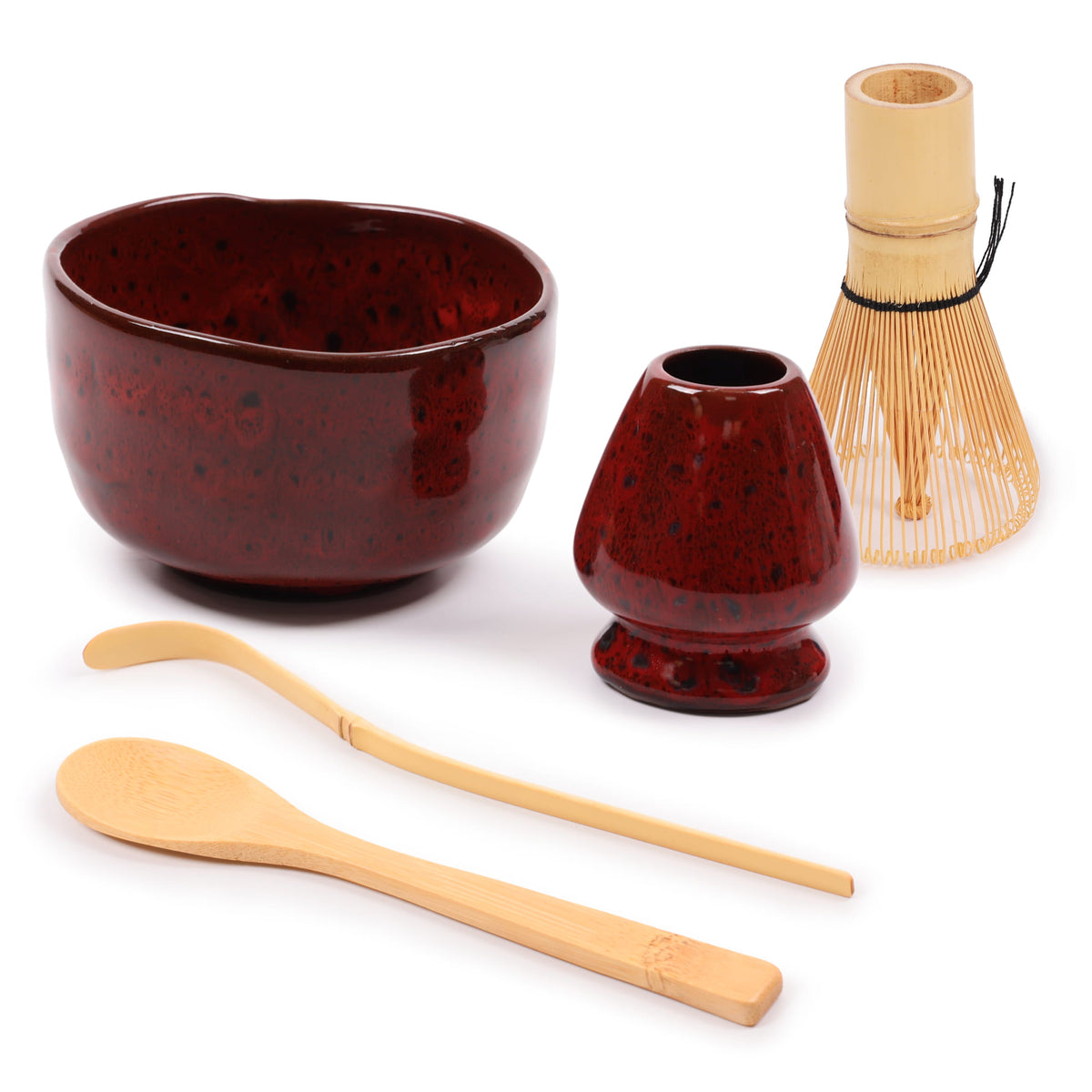 Matcha Whisk, Bowl, Rest Sets - Matcha Whisk, Bowl, Holder/Rest