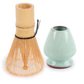 Matcha Tea Whisk Set - Bamboo Chasen and Whisk Holder Rest Set