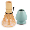 Matcha Tea Whisk Set - Bamboo Chasen and Whisk Holder Rest Set