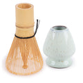Matcha Tea Whisk Set - Bamboo Chasen and Whisk Holder Rest Set