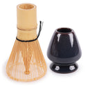 Matcha Tea Whisk Set - Bamboo Chasen and Whisk Holder Rest Set