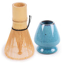 Matcha Tea Whisk Set - Bamboo Chasen and Whisk Holder Rest Set