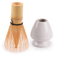 Matcha Tea Whisk Set - Bamboo Chasen and Whisk Holder Rest Set