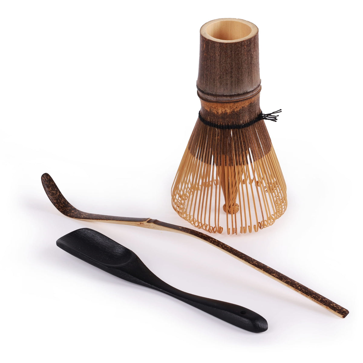 chacha̋ ੯ꔷ̀͡ᓑ\ Matcha Whisk Set Chasen, Chashaku, Deep Scoop