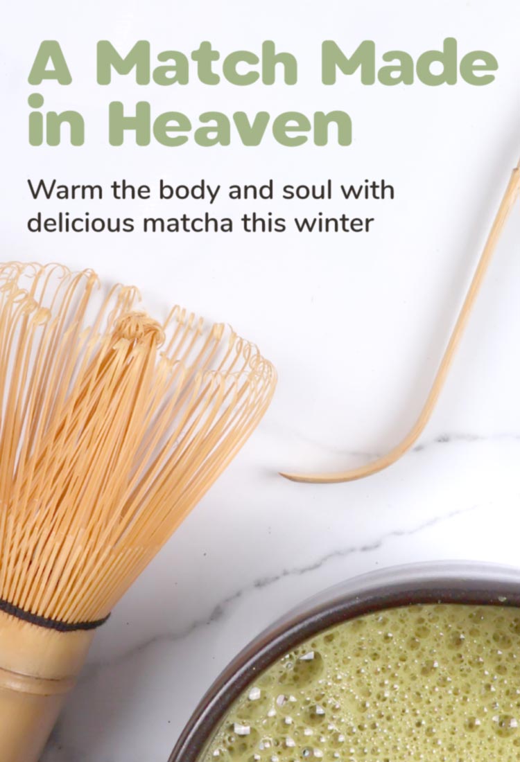matcha whisk promotion banner