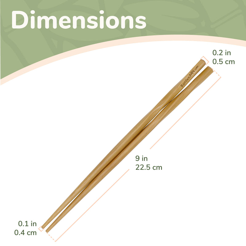 Bamboo Twisted Chopsticks