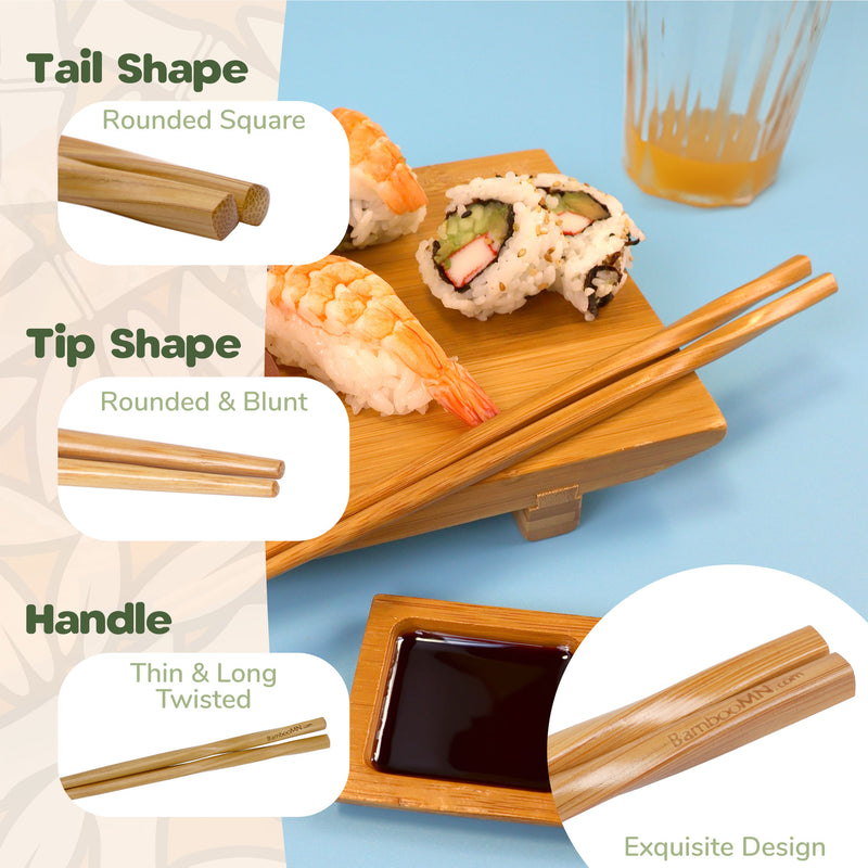 Bamboo Twisted Chopsticks