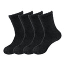 black mens featherlight fuzzy socks