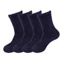 navy mens featherlight fuzzy socks