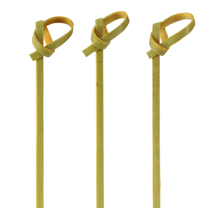 bamboomn Green Knot Bamboo Food Picks