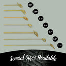 green knot picks skewers food toppers measure several sizes available length inches