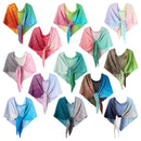 ombre blast knit shawl colorways