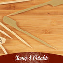 bamboomn steak meat doneness food paddle pick skewer burger cheeseburger hamburger beef strong durable