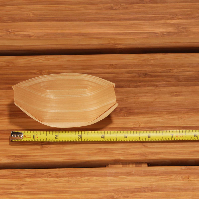 4.3" inch pine wood boat measure tape ruler