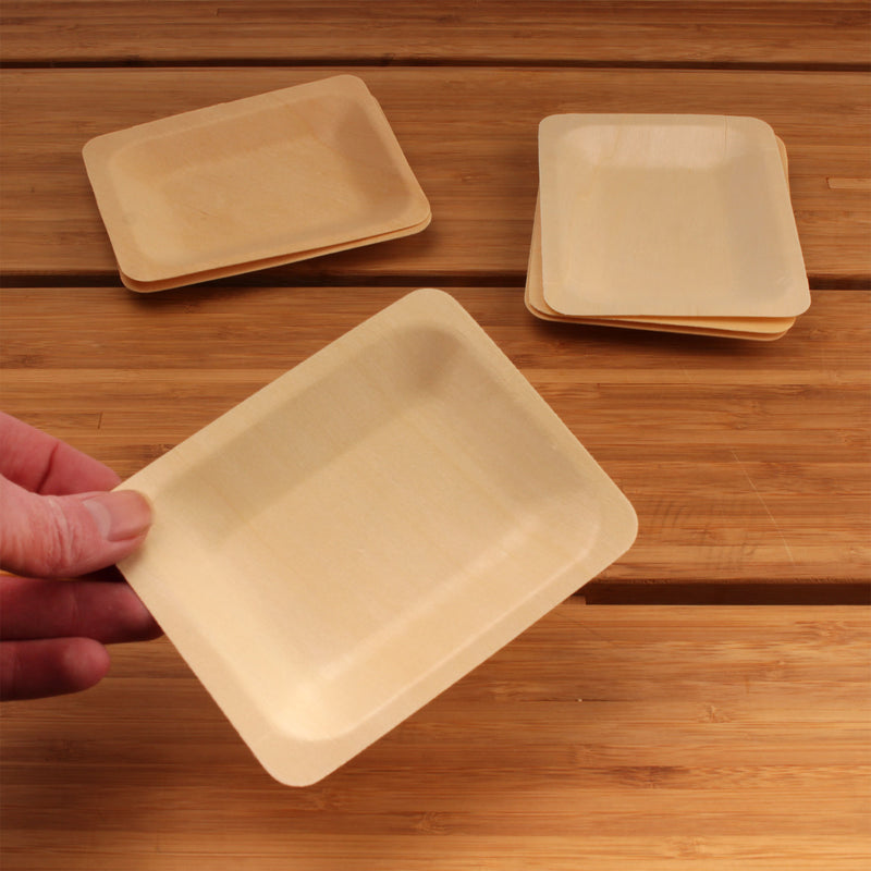 Wood Rectangle Plates / Dishes
