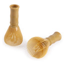 plastic matcha tea whisk white background