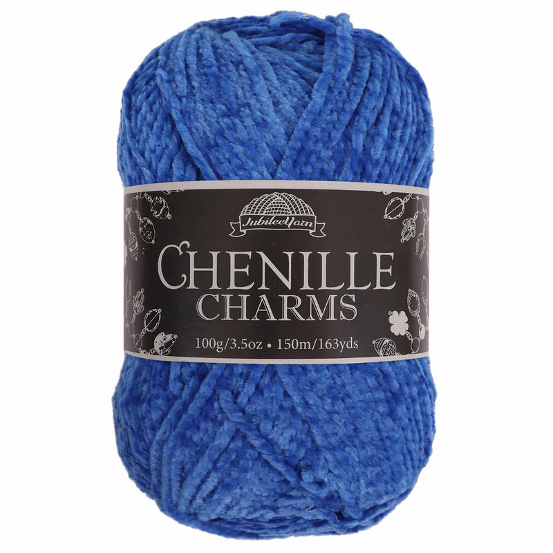 Blue yarn for knitting