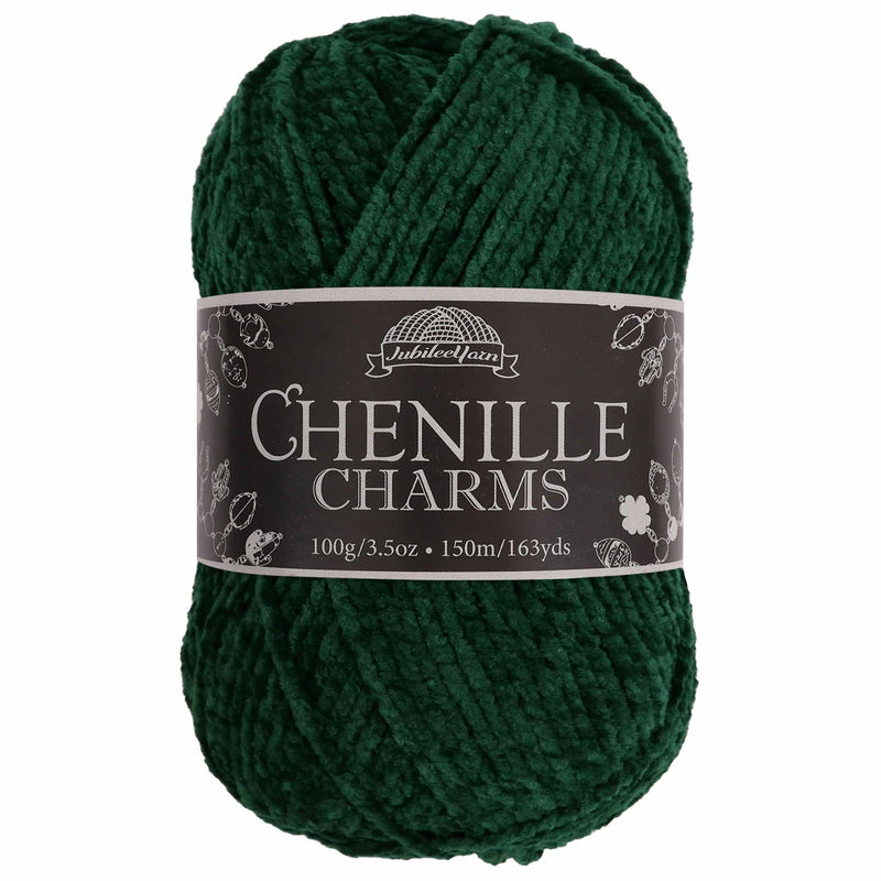 Green yarn for knitting