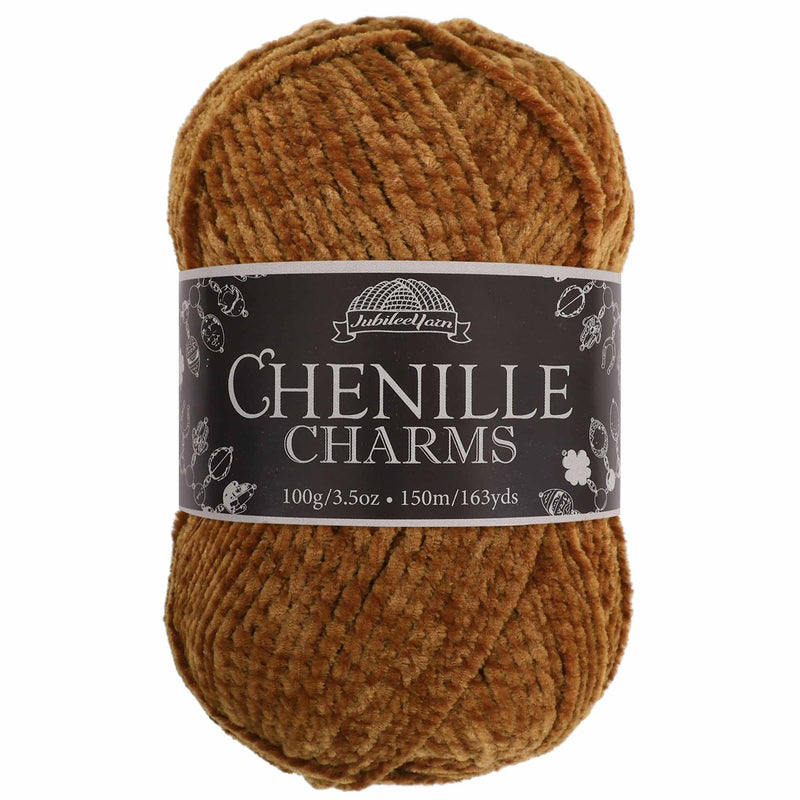 Brown yarn for knitting