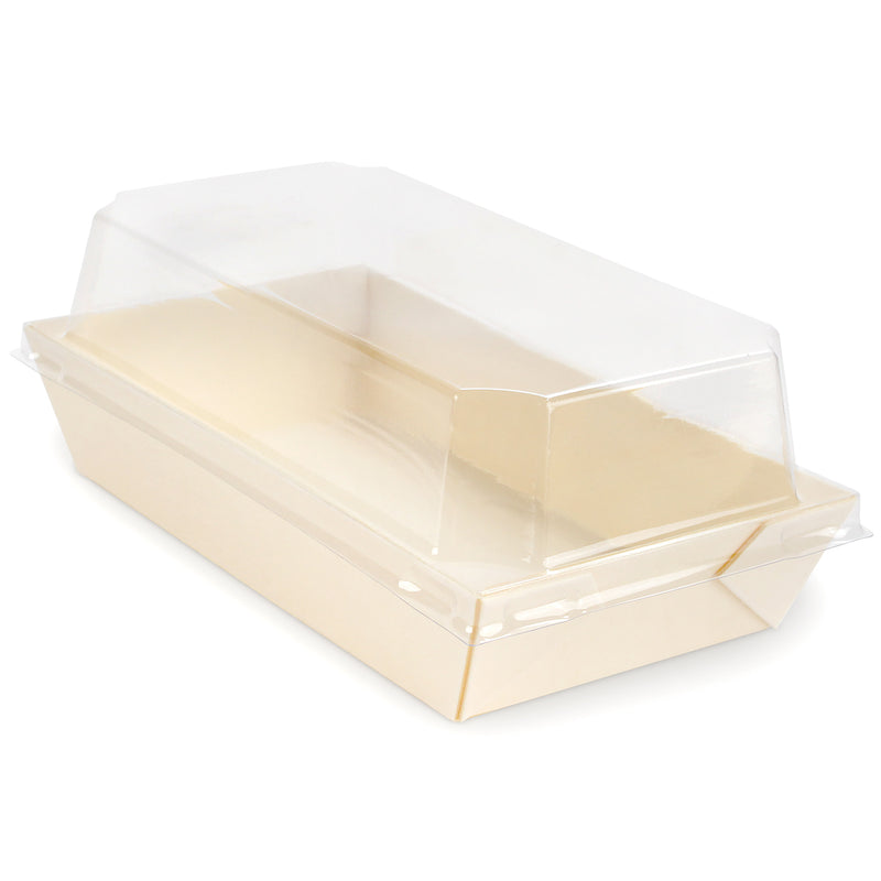 Disposable Wood Food Container Boxes - With or Without Lid
