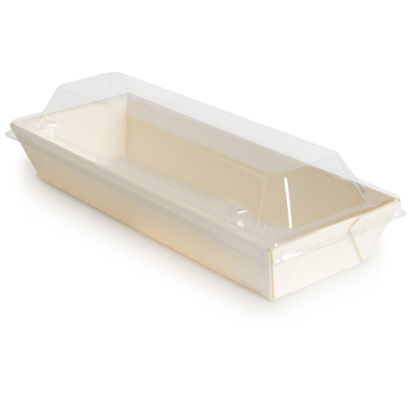 Disposable Wood Food Container Boxes - With or Without Lid