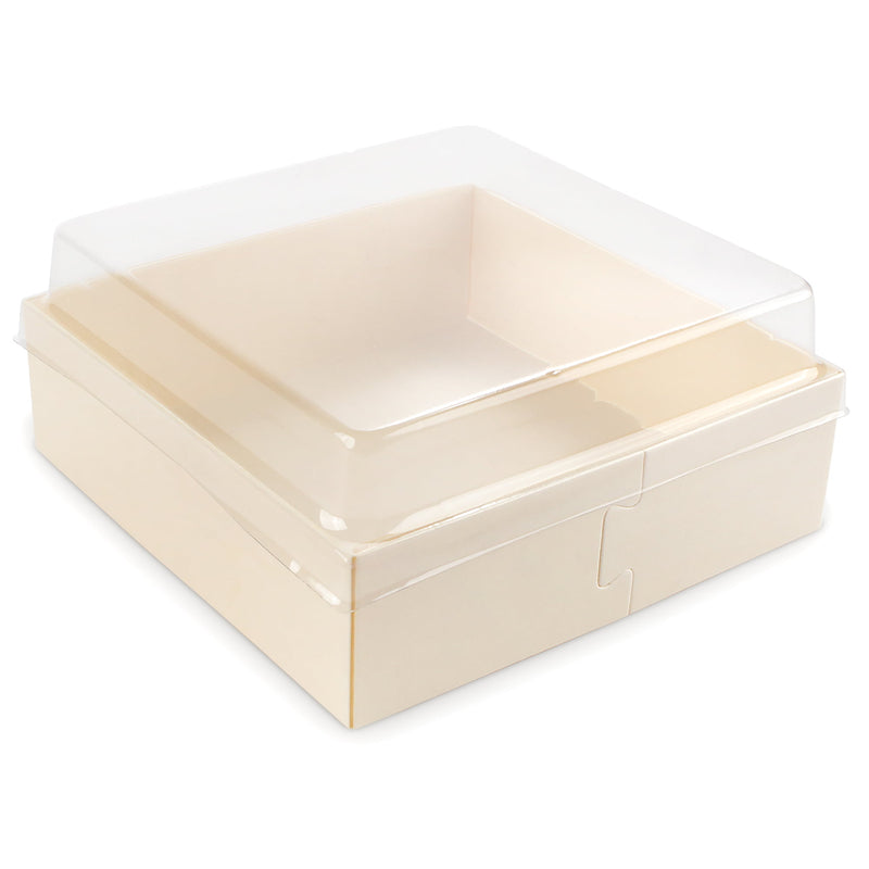 cater disposable to go wood box food snack appetizer dinner