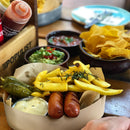 Disposable Wood Food Container Boxes