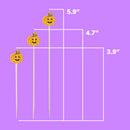 pumpkin jack-o'-lantern food drink skewer pick size length